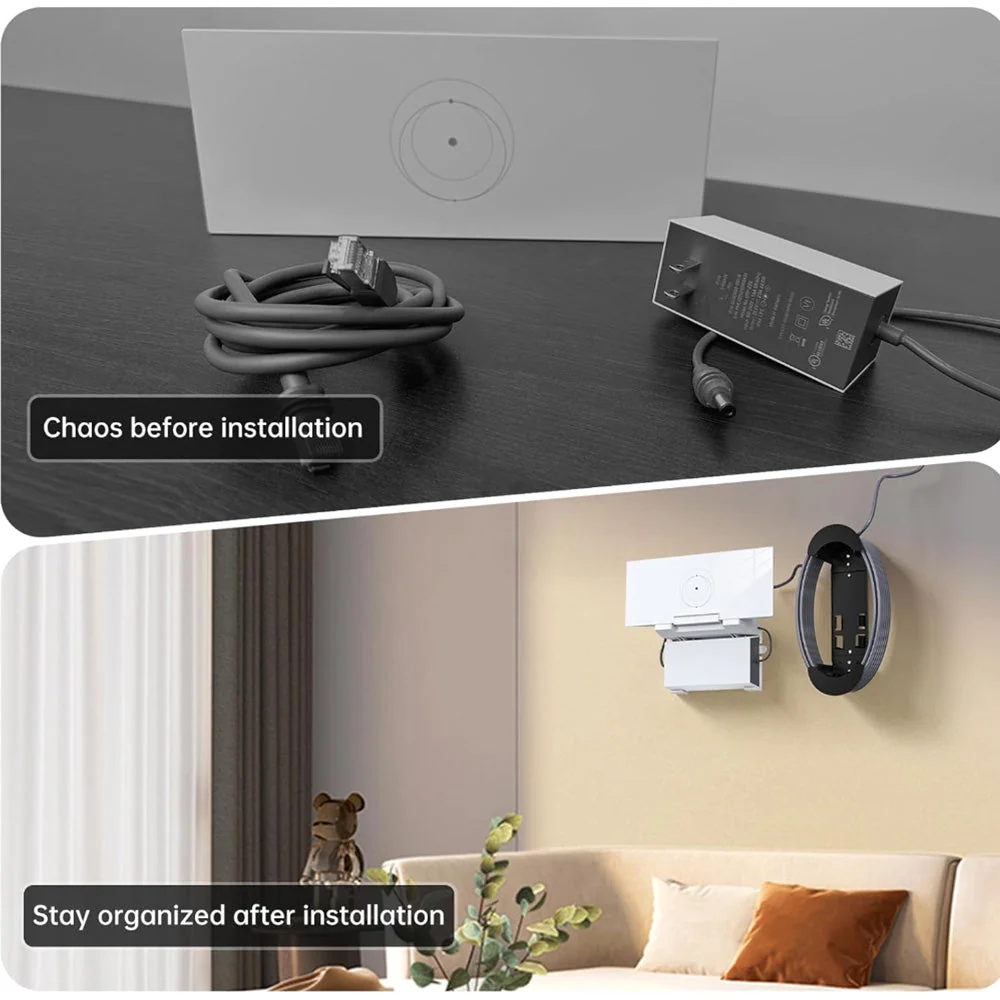 Starlink Ethernet kábelrendező tartó és fali konzol 3. és 2. generációs eszközökhöz