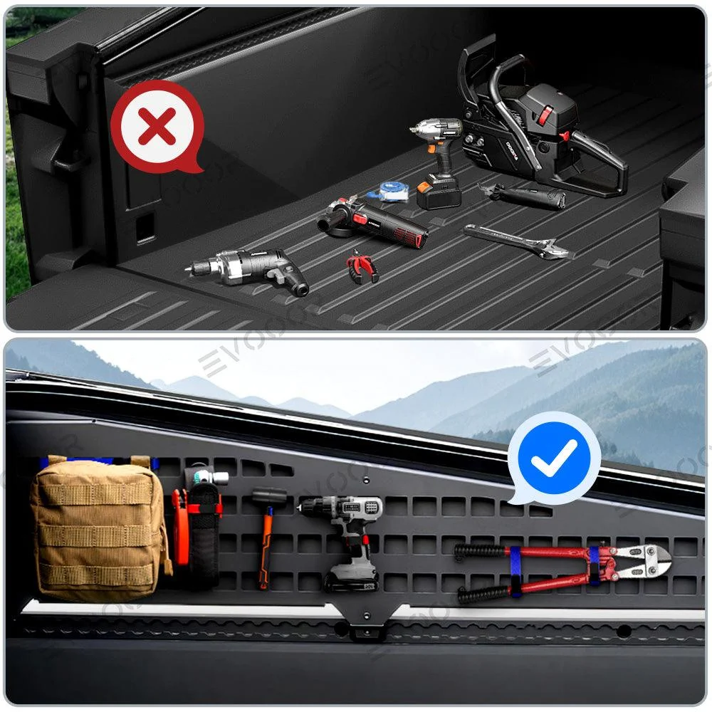Boltozat L- Track Molle panelek Cybertruck