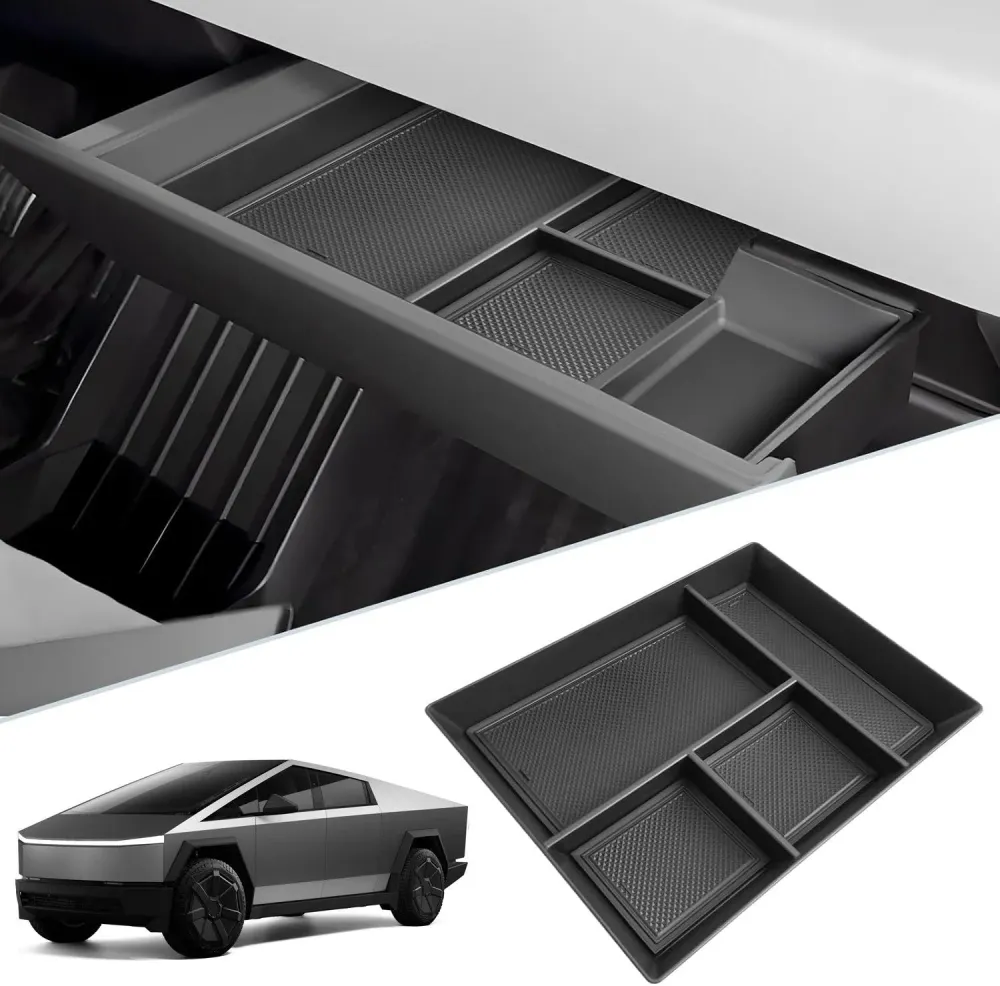 Kesztyűtartó tároló rendszerező tálca Tesla Cybertruck