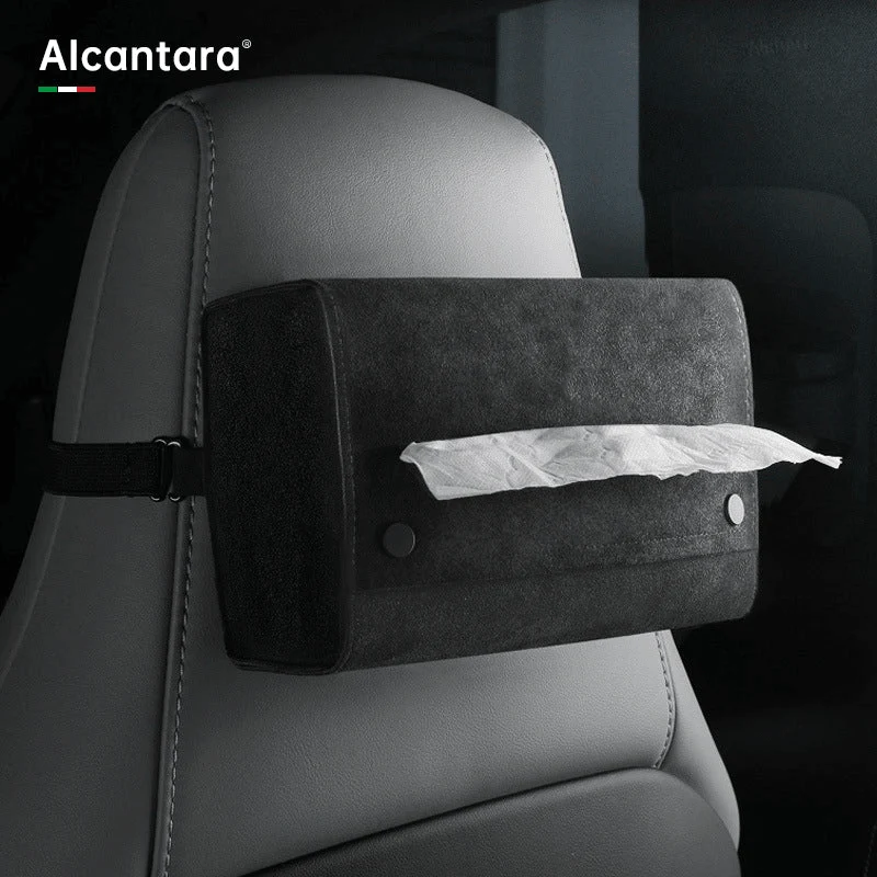 Model 3/Y/X/S Alcantara Tissue Box Tesla