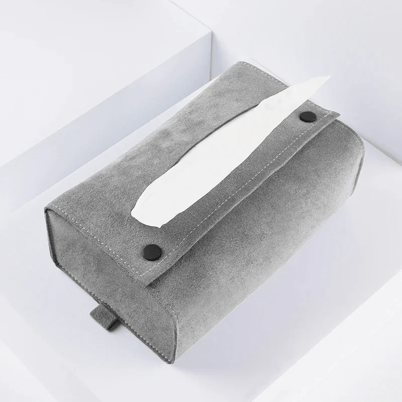 Model 3/Y/X/S Alcantara Tissue Box Tesla