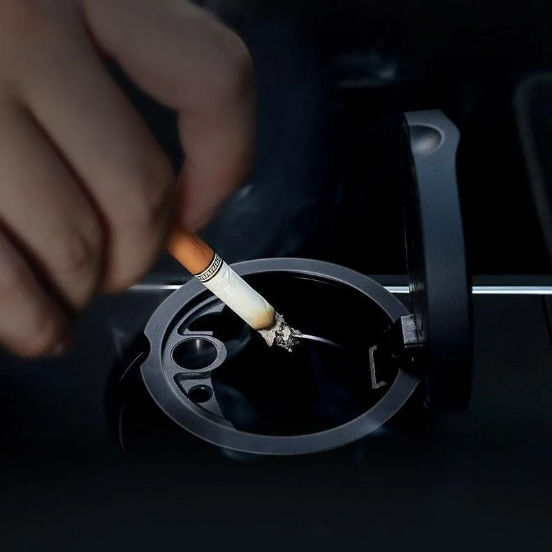 Model 3/Y/X/S Tesla Autós hamutartó szagmentes fedéllel és LED lámpával Tesla(2012+)