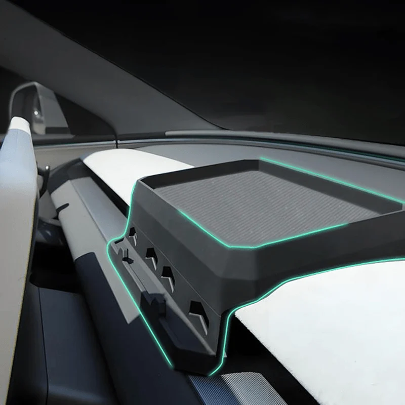 Tesla Model 3 szilikon műszerfal-rendező rejtett tárolórekesszel
