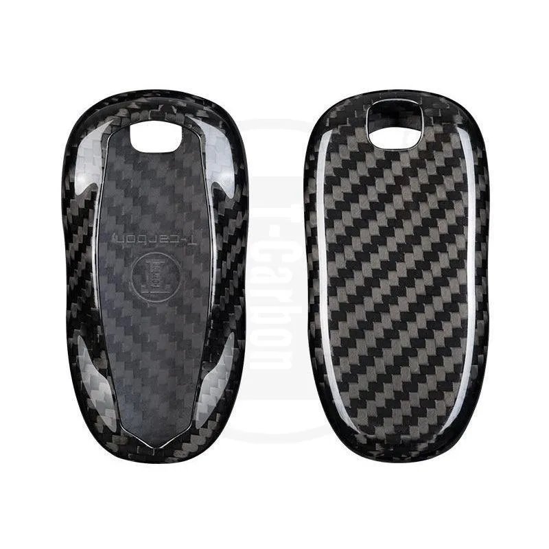 Model 3/Y/S [Real Carbon Fiber] Kulcstartó fedél, kulcstartó tartó Tesla(2012-2023)