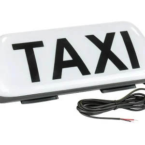 TAXI lámpa LED, ferde, LED, fehér