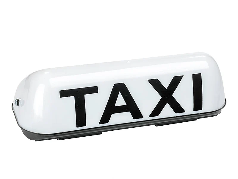 TAXI lámpa LED, ferde, LED, fehér
