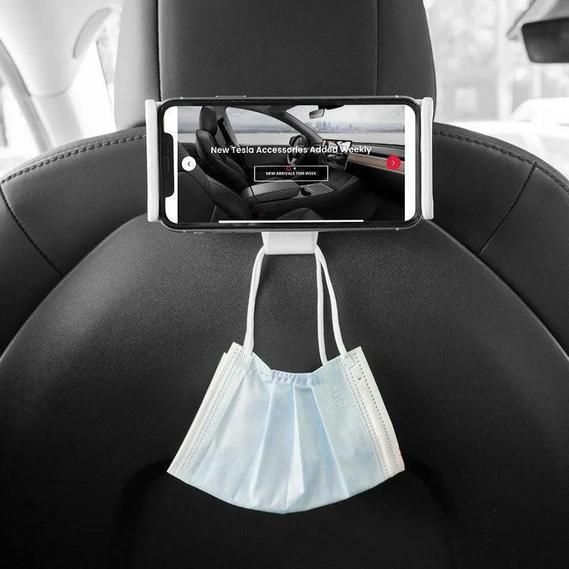 Tesla Model 3/Y Hátsó üléspárna és telefontartó (360 fokos táblatartó)