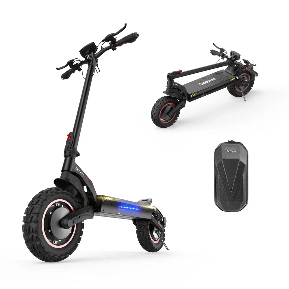 Elektromos roller iX7Pro 2000W dupla motorral, összecsukható, terepjáró CE Jóváhagyott E-roller iScooter