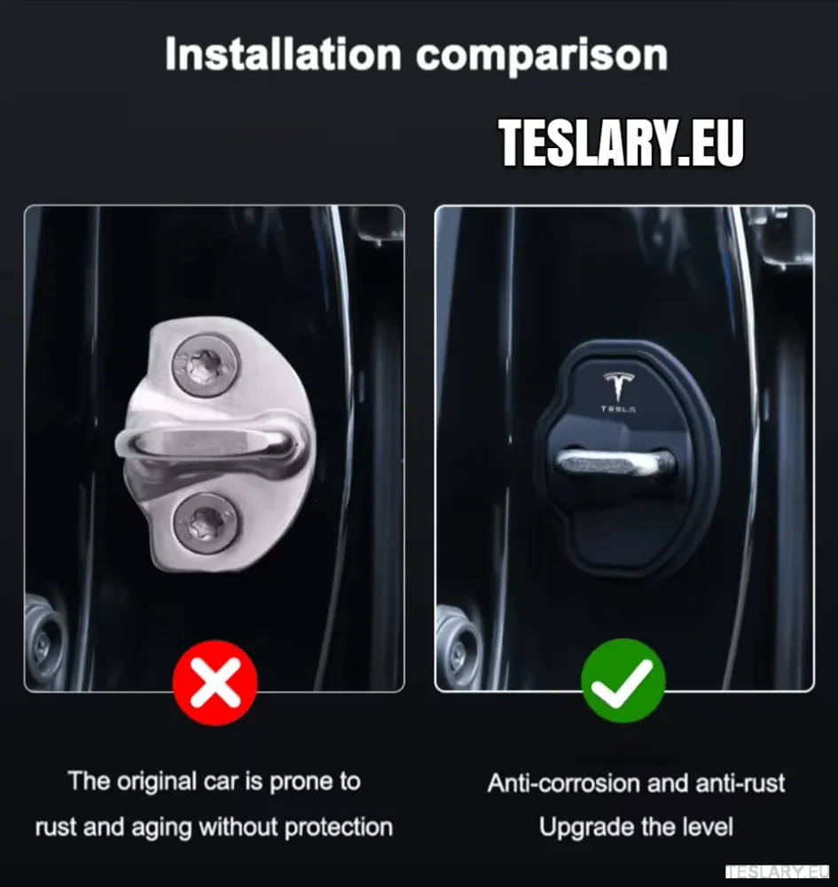 Tesla Model 3/3+ Highland & Y szilikon ajtózárvédő logóval