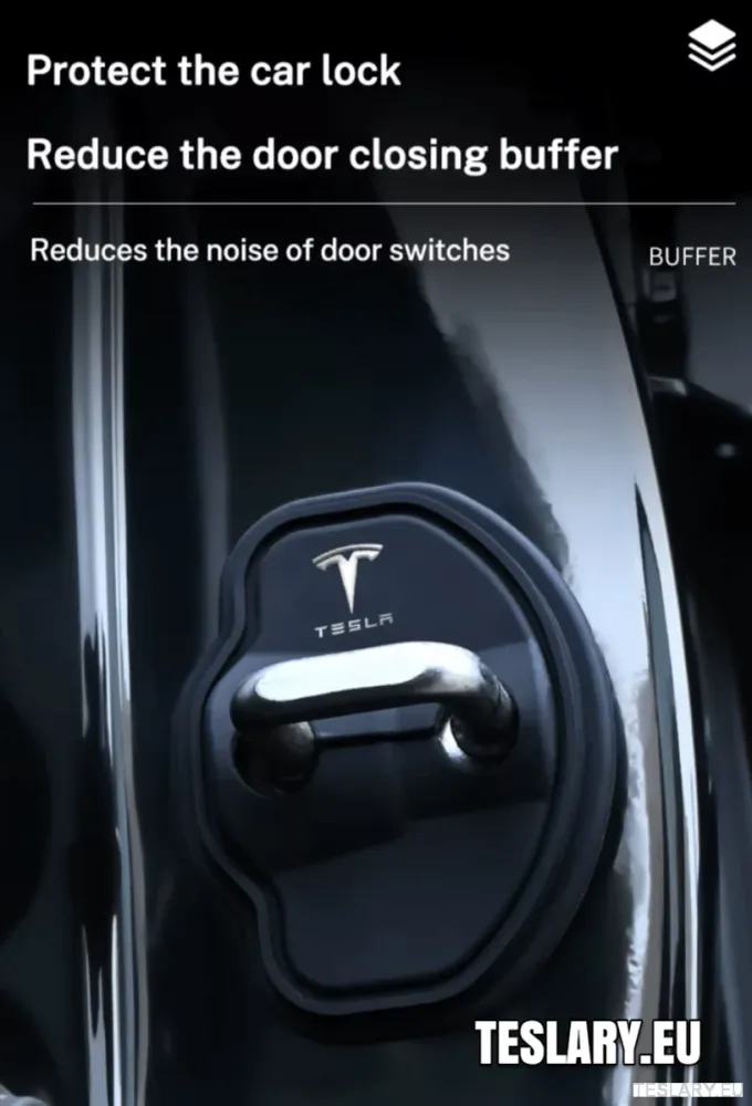 Tesla Model 3/3+ Highland & Y szilikon ajtózárvédő logóval