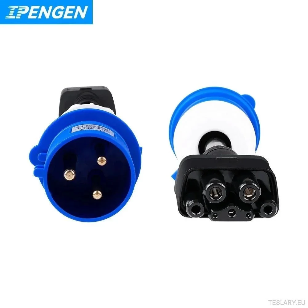 Ipengen Tesla 3. Model CEE adapter - 32A 240V EV Charger Bővítés