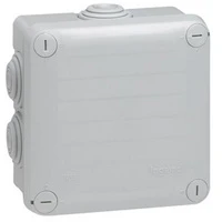 Legrand Szerelődoboz falonkívüli műanyag 116mmx 116mmx 54mm szürke 25mm2-vezetőhöz (max.) Plexo