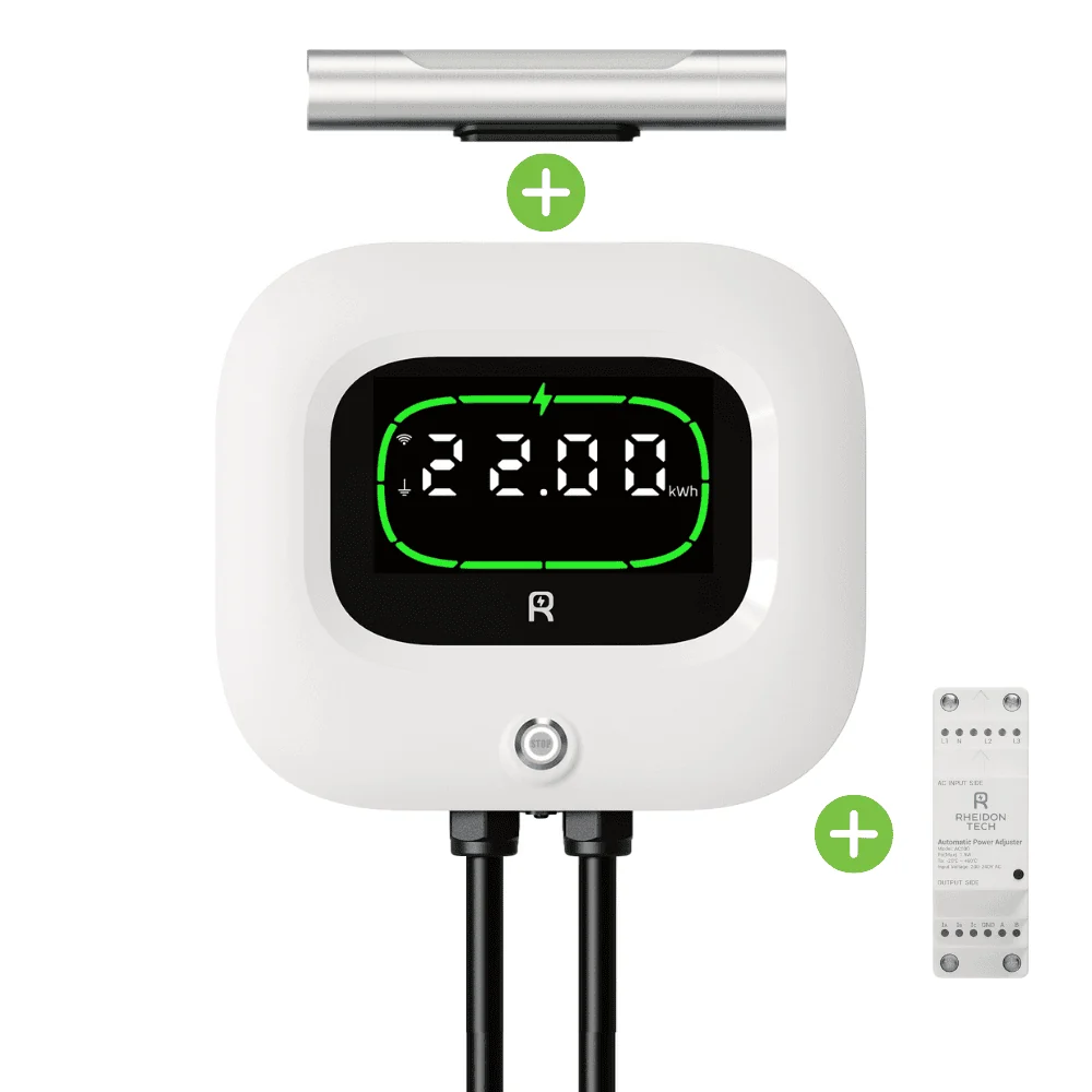 Rheidon Wallbox elektromos autó fali töltő csomag (22 kW)