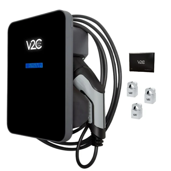 V2C Trydan elektromos autó fali töltő (22 kW – 3x32A) (5m - Type 2)(DLB)