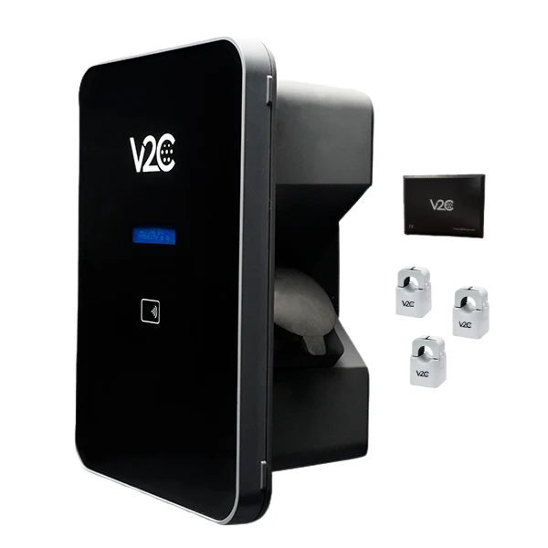 V2C Trydan Pro elektromos autó fali töltő (22 kW – 3x32A) (Csatlakozóval)(DLB)