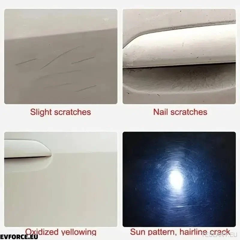 Scratch Wax javító paszta Tesla, BYD, MG, KIA és más EV modellek számára