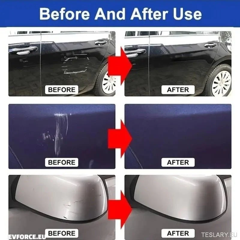 Scratch Wax javító paszta Tesla, BYD, MG, KIA és más EV modellek számára