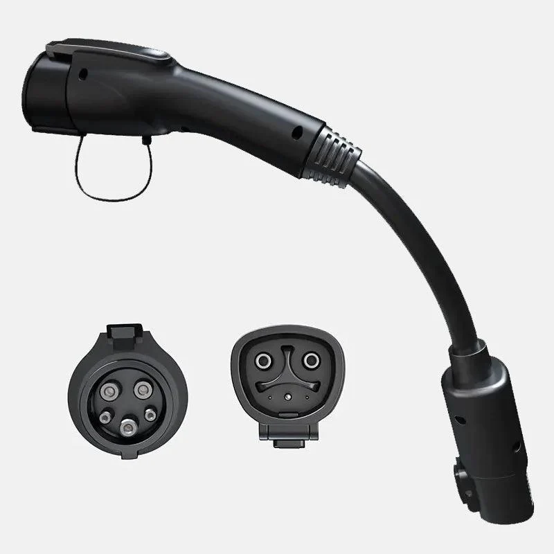 Elektromos jármű töltőkábel NACS és Tesla járművekhez J1772 adaptercsatlakozóval