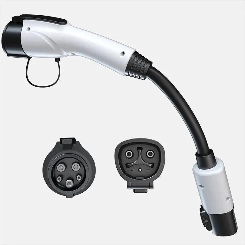 Elektromos jármű töltőkábel NACS és Tesla járművekhez J1772 adaptercsatlakozóval