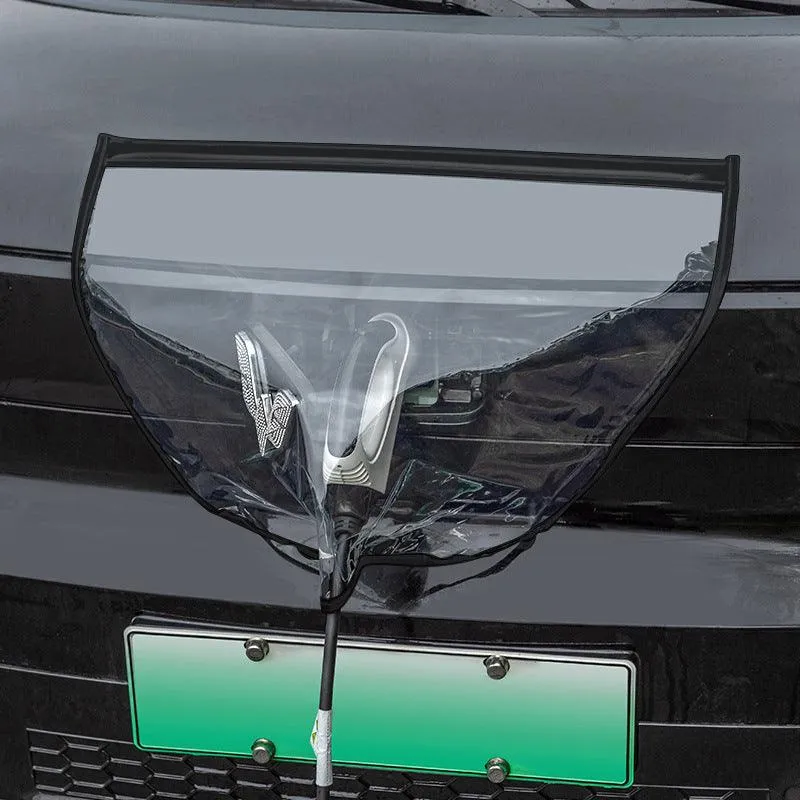 Mágneses elektromos töltőport-fedél - Vízálló esővédő minden járműhöz
