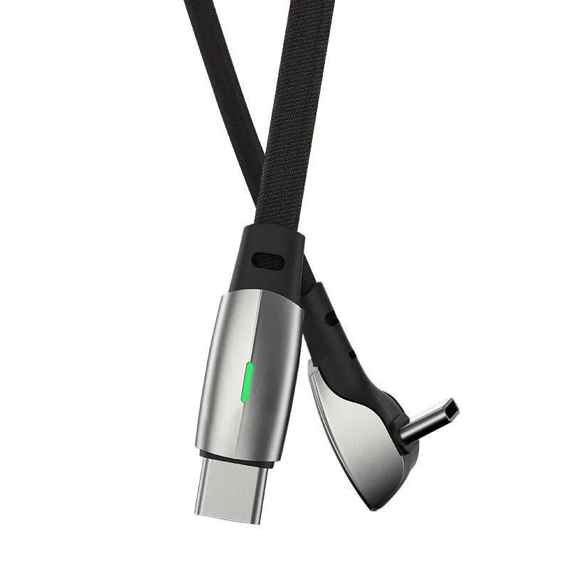 Prémium gyorstöltő kábel Tesla Model 3/Y/-hozS/X - iPhone és Type-C kompatibilis - 2021-2024-es modell - Autós mobiltelefo...