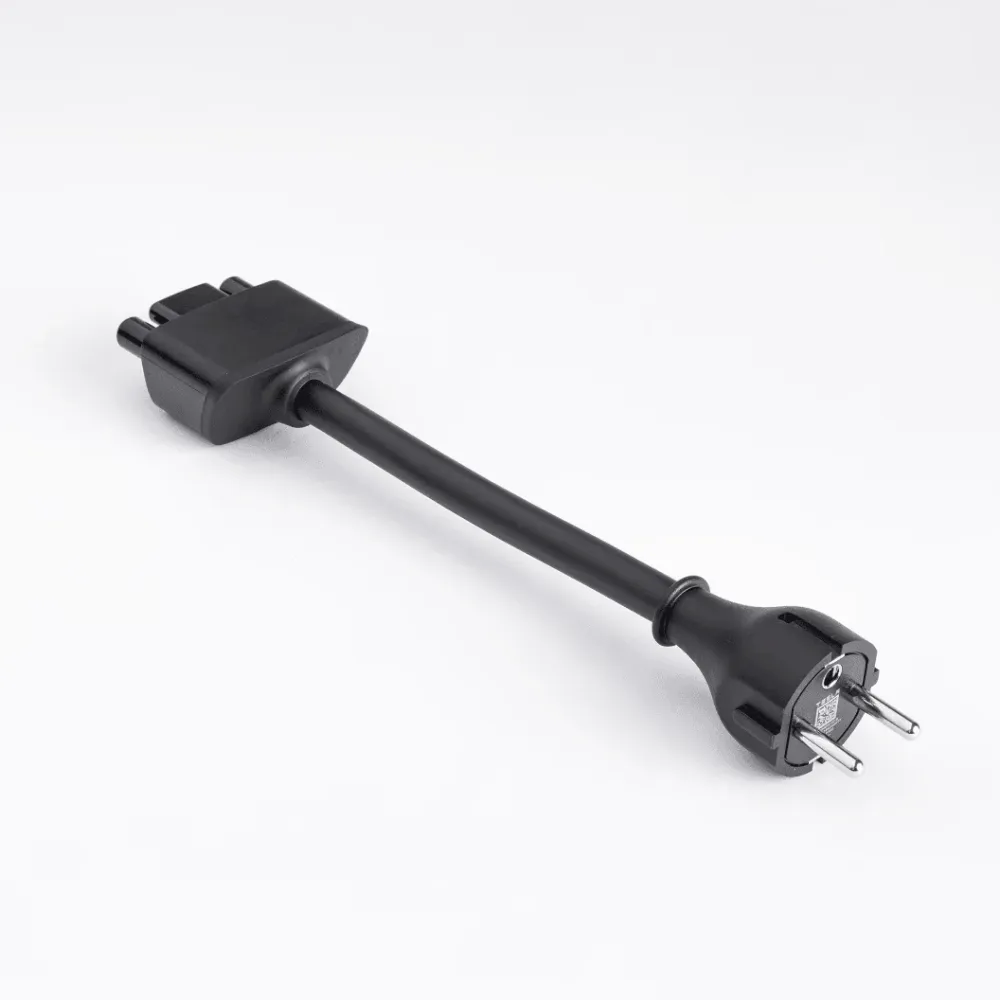 Tesla modell S/X/3/Y Gen 2 Schuko európai adapter mobil töltéshez