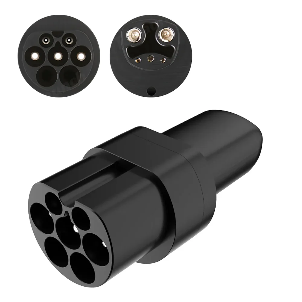 Tesla/NACS 2-es típusú váltóáramú elektromos jármű (EV) töltőadapter – Kompatibilis Tesla és NACS töltőállomásokkal