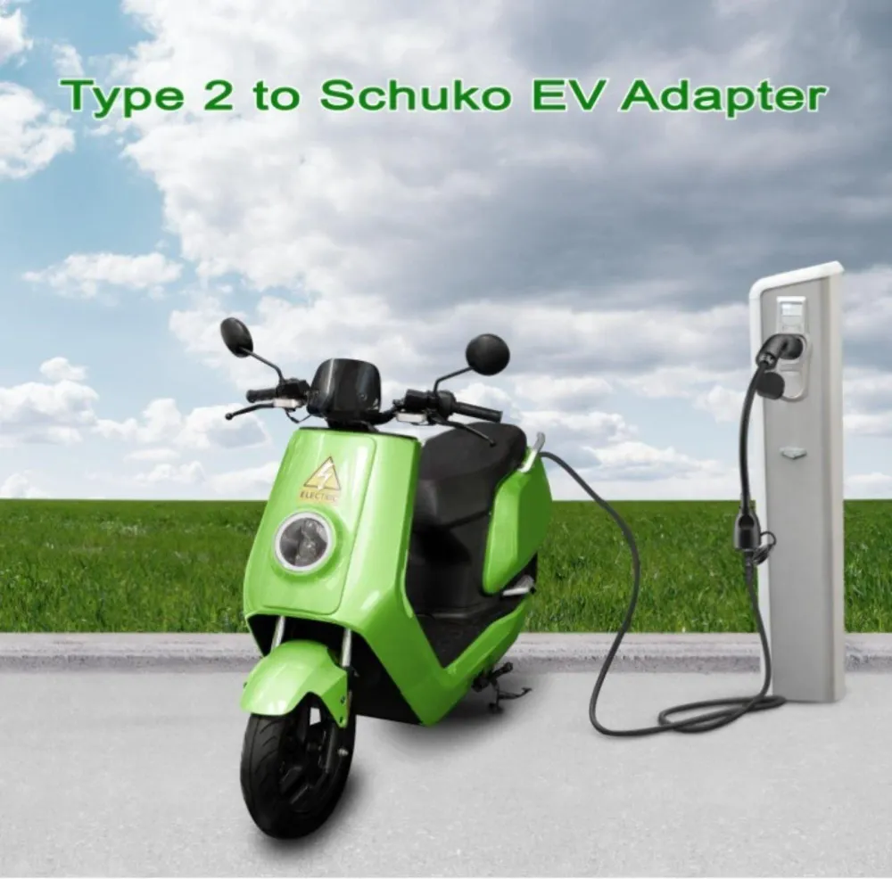 Univerzális 2-es típusú elektromos autó töltőkábel Schuko csatlakozóval