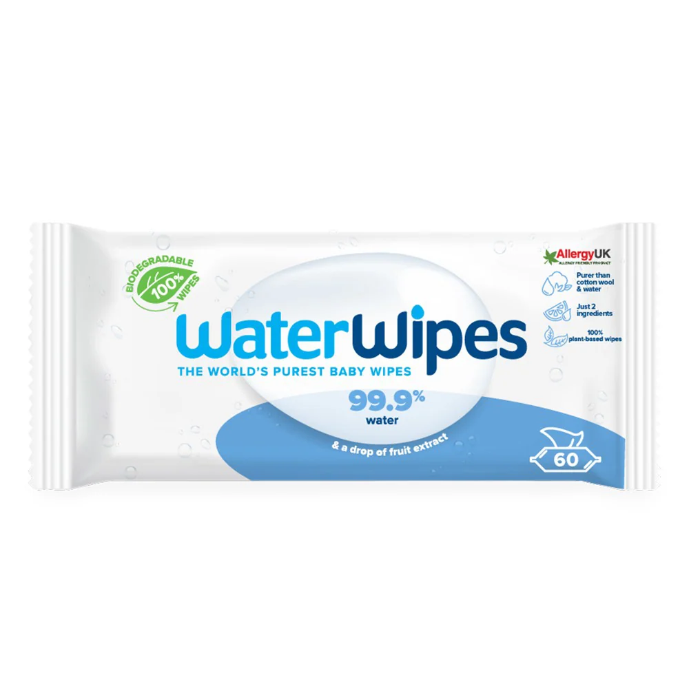 WaterWipes bio baba nedves törlőkendő 12x60 lapos