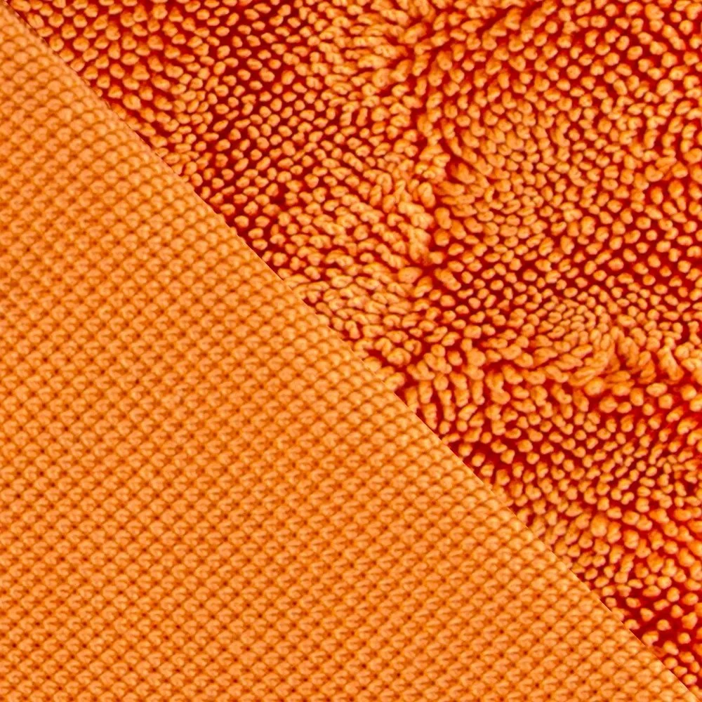 Szárítótörölköző SpeckLESS Twist Bros, 550 GSM, narancs, 55 x 50 cm
