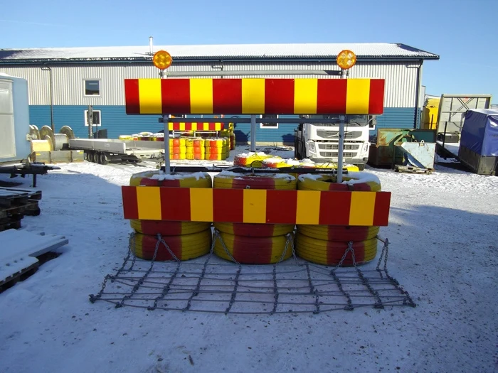 Táblaállvány 80/100 forgalmi pufferhez, komplett
