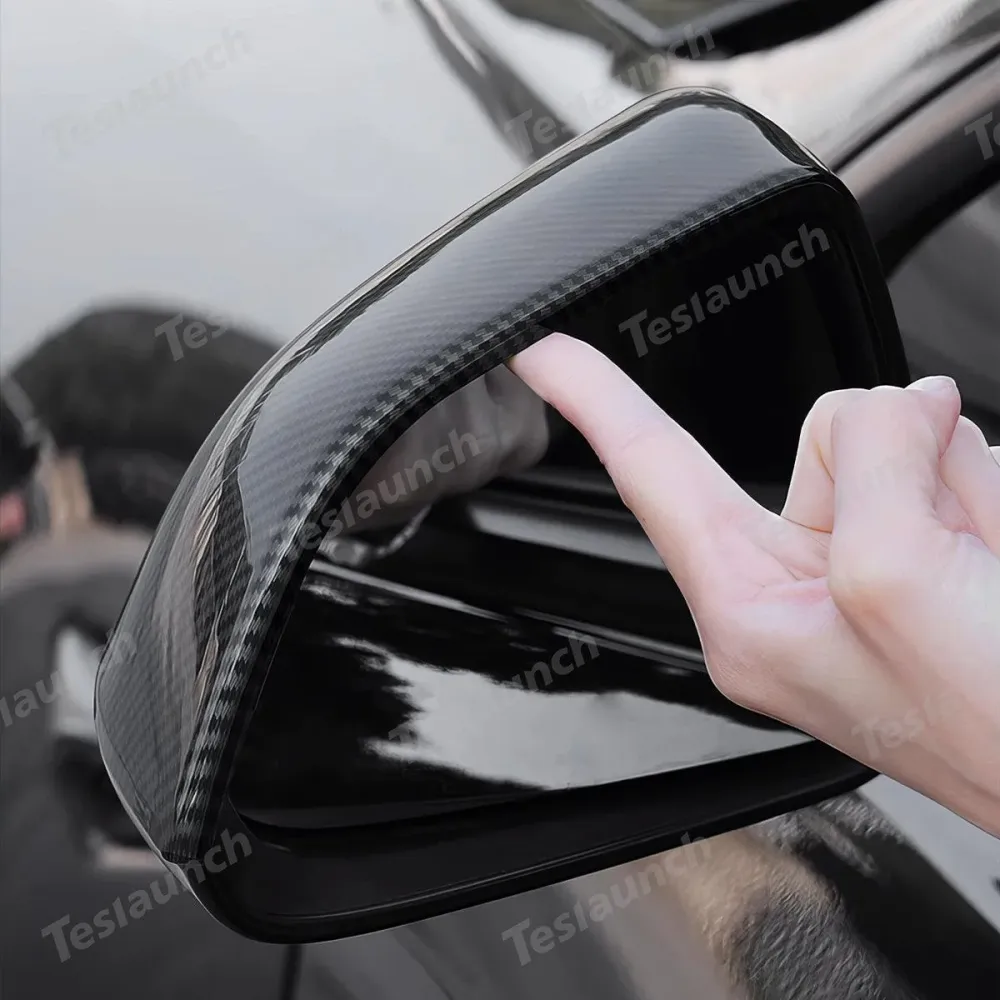 Oldalsó tükörburkolatok – Védő és stílusos külső díszítőelemek Tesla 2024+ Model 3 Highland