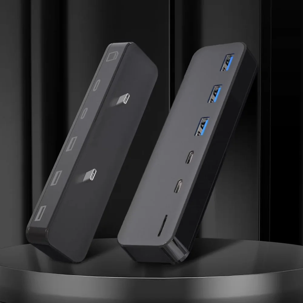 Tesla Model 3/Y dokkolóállomás-6 az 1-ben USB hub bővítő adapter