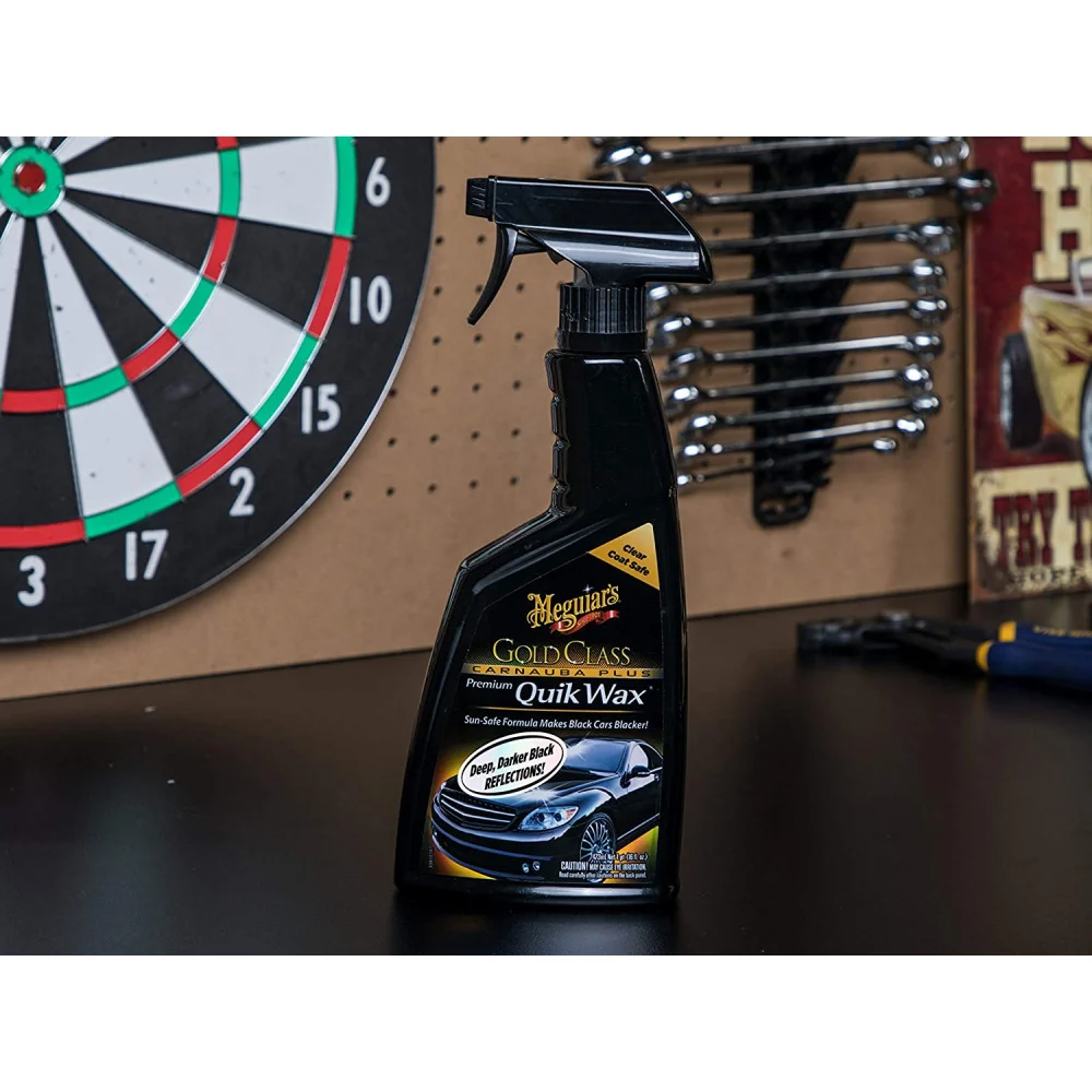 Auto Liquid Wax Meguiar's Gold Class Carnauba Plus Quik Wax, 473 ml