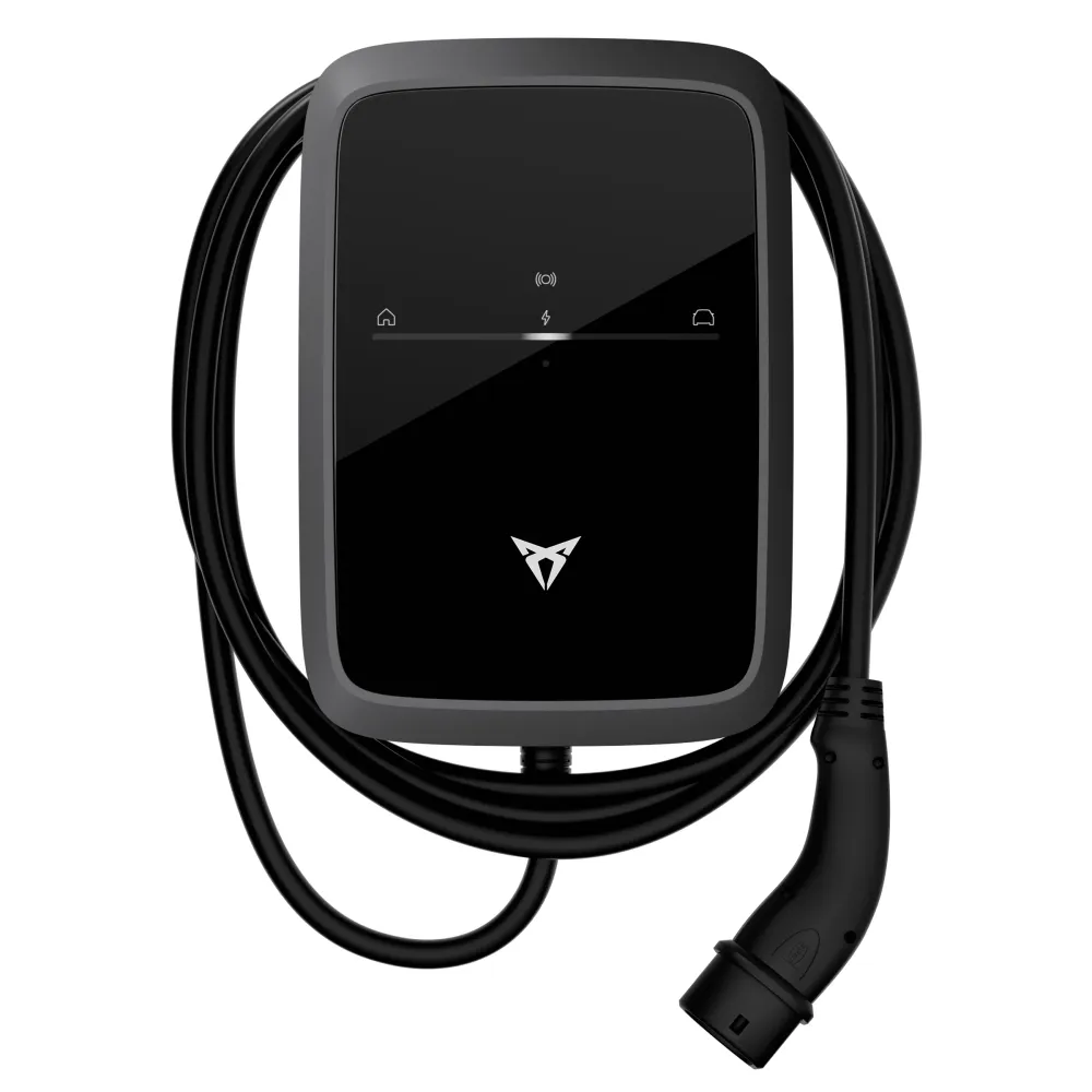 CUPRA Charger Pro 2, 22 kW-os wallbox 7,5 m-es kábellel (2. típus), app, WLAN, LTE, MID villanyóra, PV töltés, fázisváltás